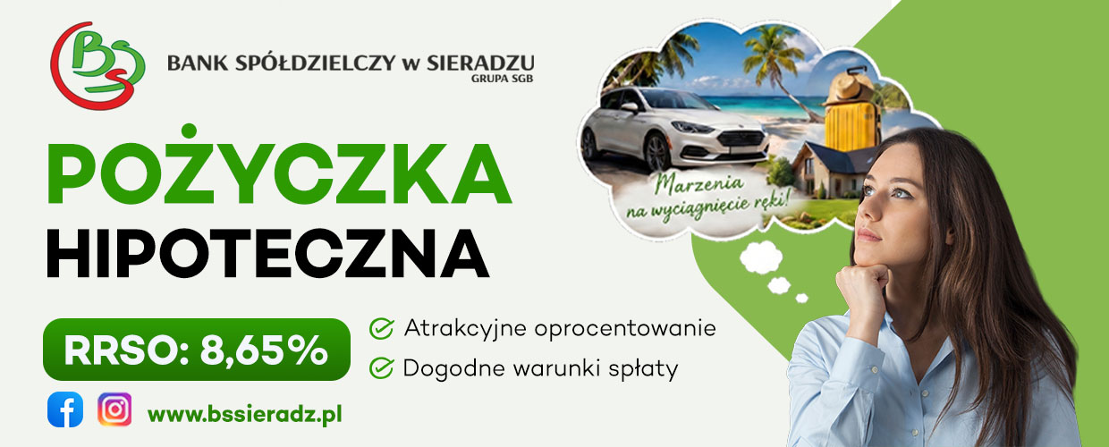 Pożyczka hipoteczna RRSO: 8,65